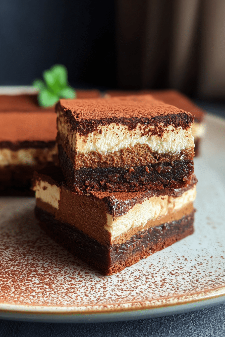 Tiramisu Brownies
