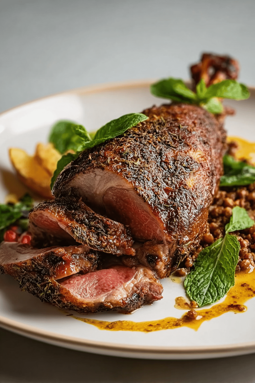 Moroccan Spiced Leg of Lamb