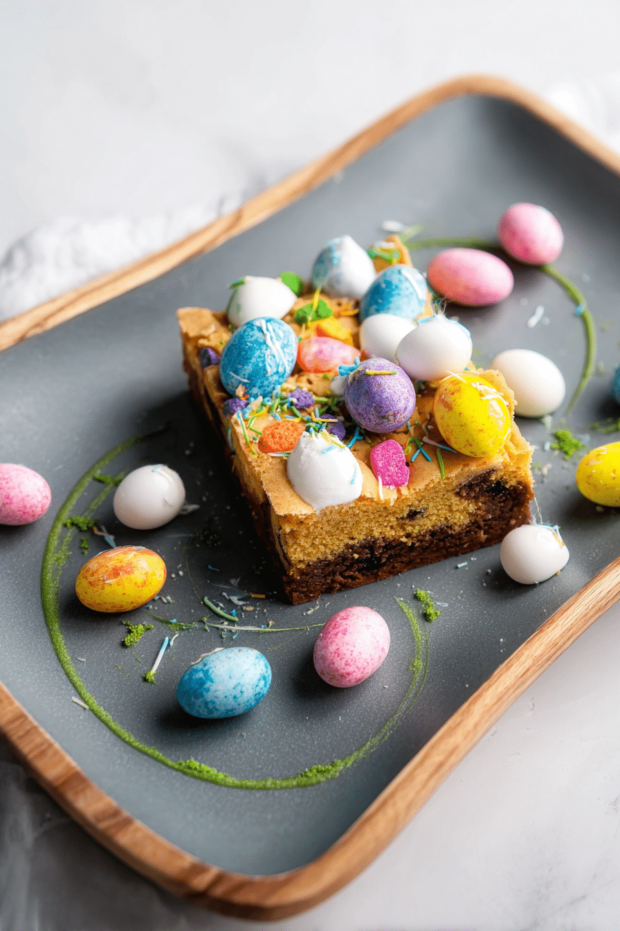 Easter Egg Cookie Bars