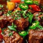 Crock Pot Carne Guisada (Mexican Beef Stew)