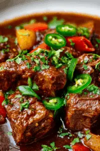 Crock Pot Carne Guisada (Mexican Beef Stew)