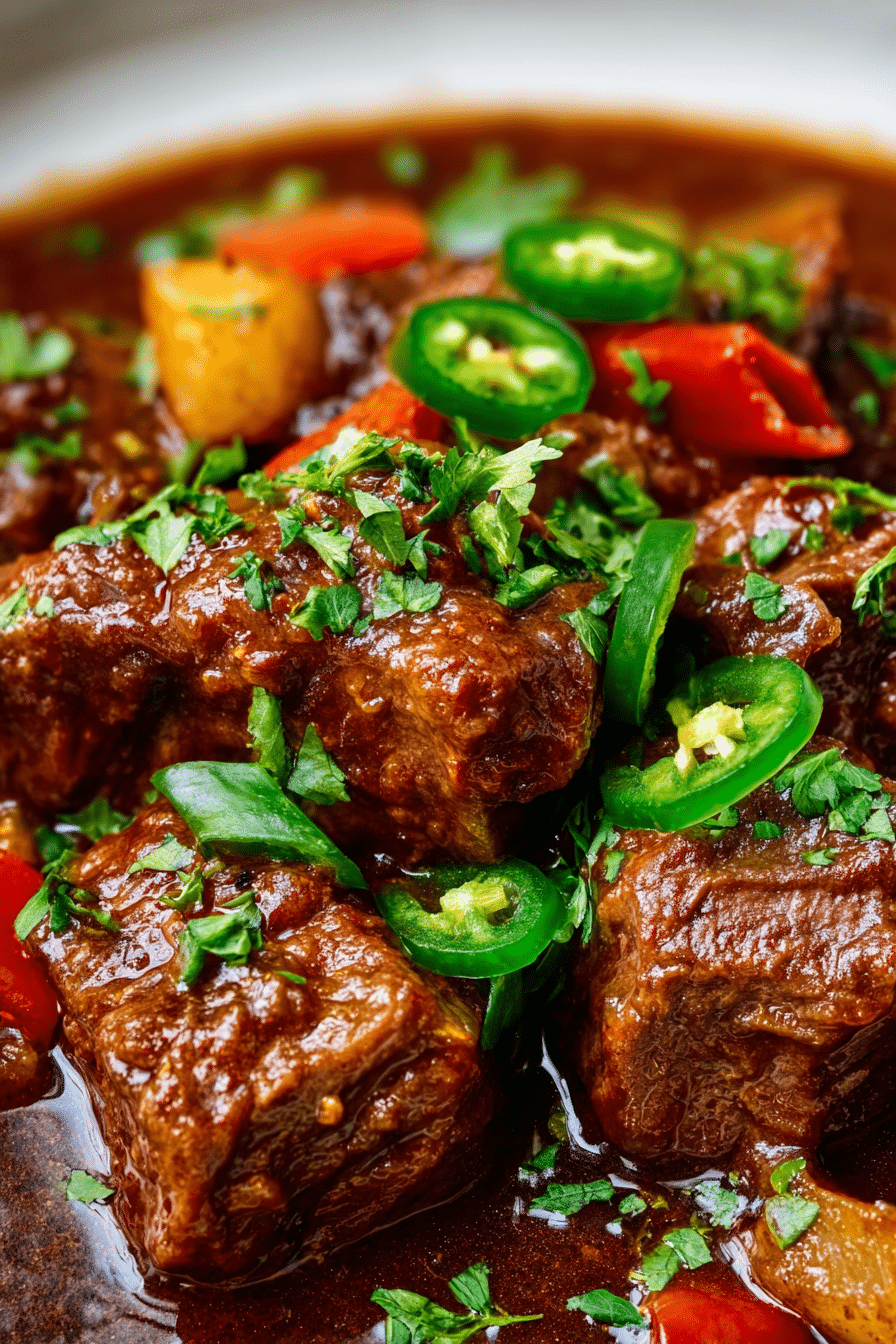 Crock Pot Carne Guisada (Mexican Beef Stew)