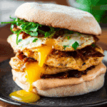 Spicy Chipotle Egg Breakfast Sandwiches