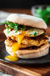 Spicy Chipotle Egg Breakfast Sandwiches
