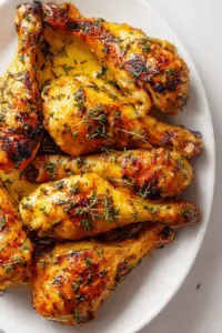 Vanilla Butter Roasted Chicken Drumsticks