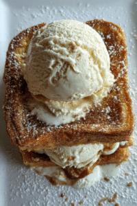 Churro French Toast Ice Cream Sandwich