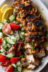 Air Fryer Viral Chicken Doner Kebab Platter