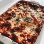 Roasted Red Pepper and Spinach Lasagna