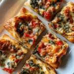 Spinach, Pepper & Carrot Crescent Squares