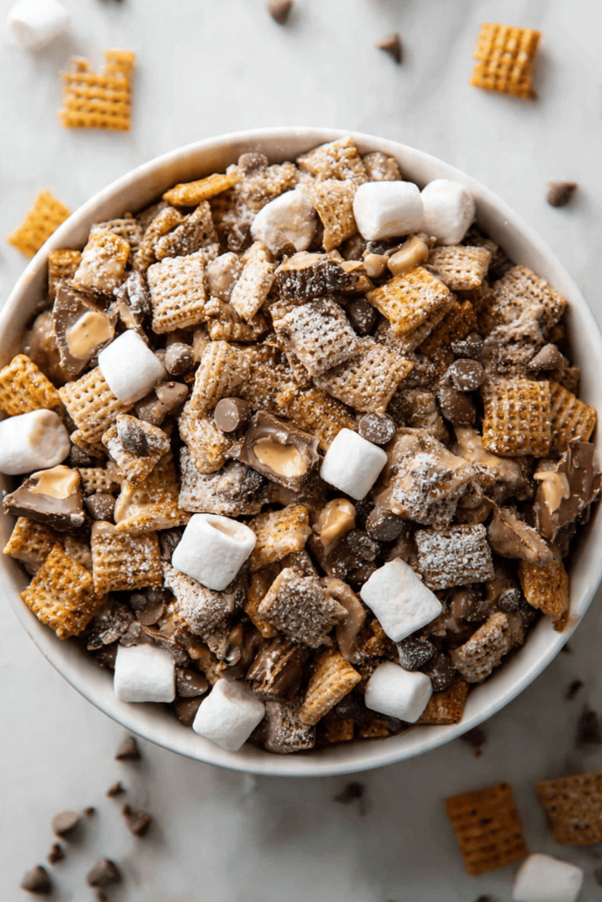 Fluffernutter Muddy Buddies