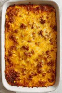 Mother’s Day Cornbread Taco Casserole