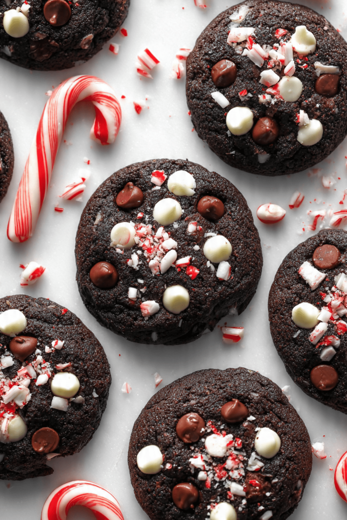 Vegan Peppermint Mocha Cookies