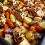 One Pan Salmon and Veggies