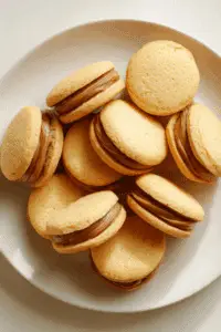 Dulce de Leche (Caramel) Filled Shortbread Cookies