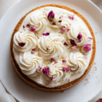 Eggless Chai Cheesecake