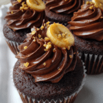 Decadent Chocolate Banana Cupcakes