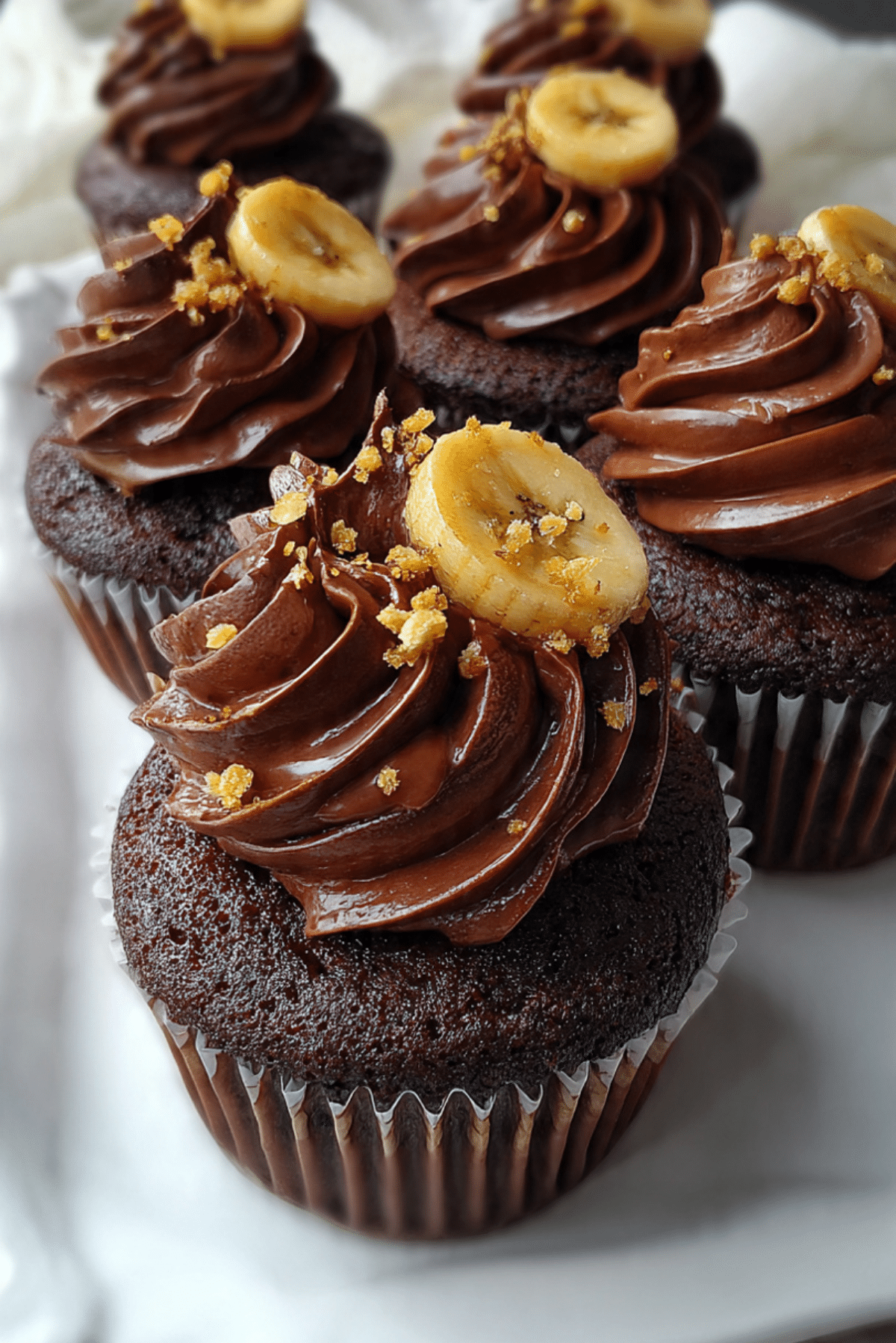 Decadent Chocolate Banana Cupcakes