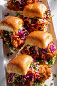Tangy Thai Fried Chicken Sandwich