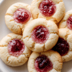 5 Ingredient Raspberry Cheesecake Cookies