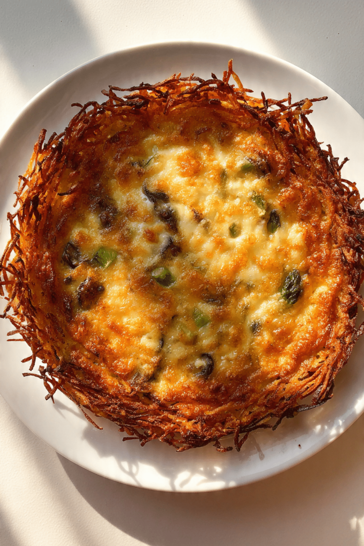 Hash Brown Crust Quiche Recipe