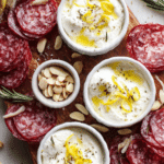 Burrata with Lemon Pepper Salami Bites