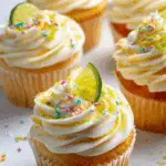 Mango Key Lime Cupcakes