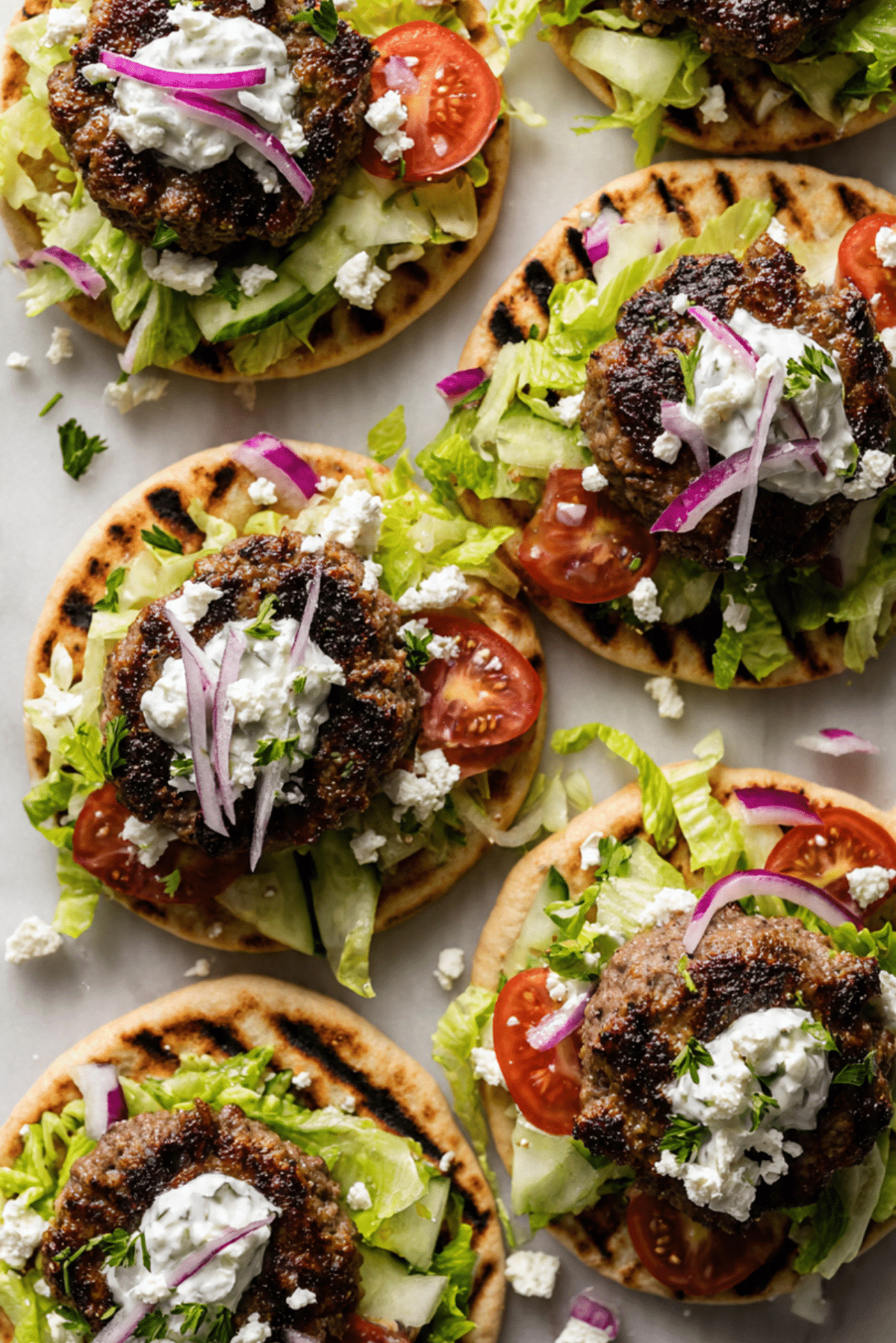 Greek-Style Lamb Burgers
