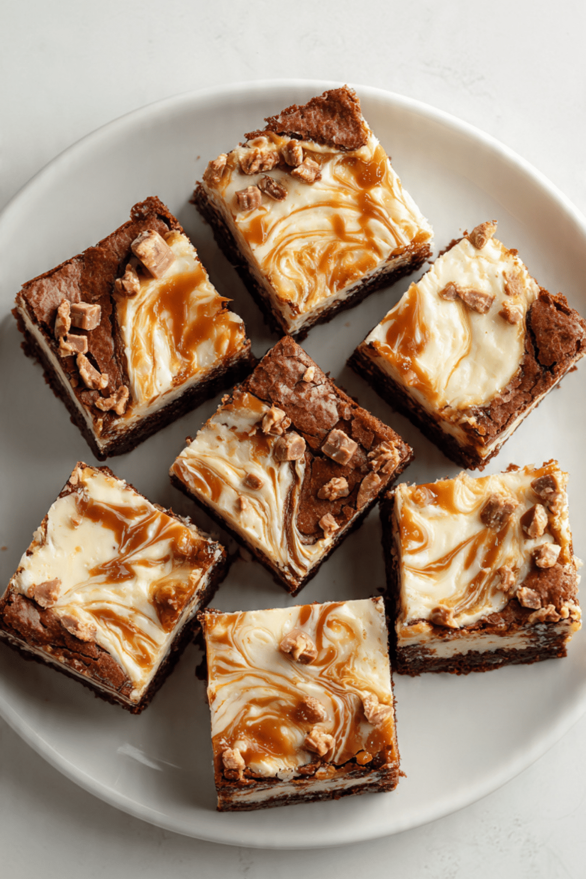Milky Way Caramel Cheesecake Brownies