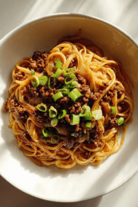 Szechuan Beef Pasta