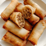 Baked Egg Rolls with Ground Turkey