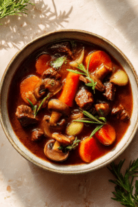 Slow Cooker Sweet Potato Beef Stew