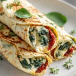 Copycat Spinach, Feta and Egg White Wraps