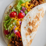 Crunchy Beef Tortilla Folded Wrap