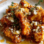Crispy Hot Honey Feta Chicken