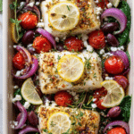Super Flavorful Greek Cod Filets