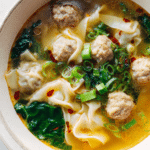 Deconstructed Wonton Soup