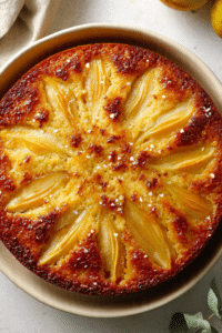 Honey Pear Cake