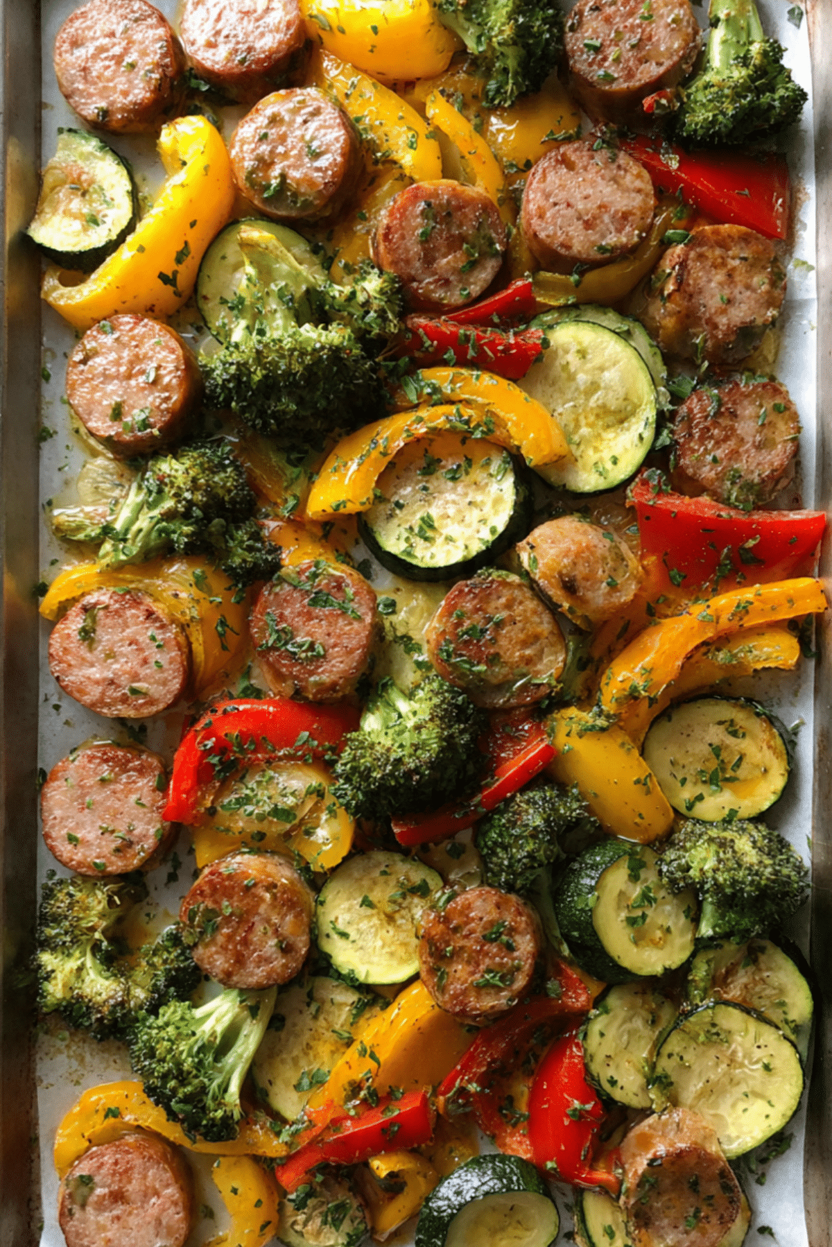 Sheet Pan Sausage and Veggies