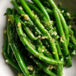 5 Ingredient Garlic and Cilantro Green Beans with EVOO