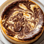 Chocolate Peanut Butter Swirl Cheesecake