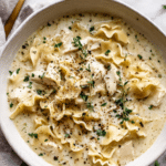 Creamy Alfredo Lasagna Soup