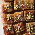 Date Bars with Cardamom, Mace and Orange Flower Water