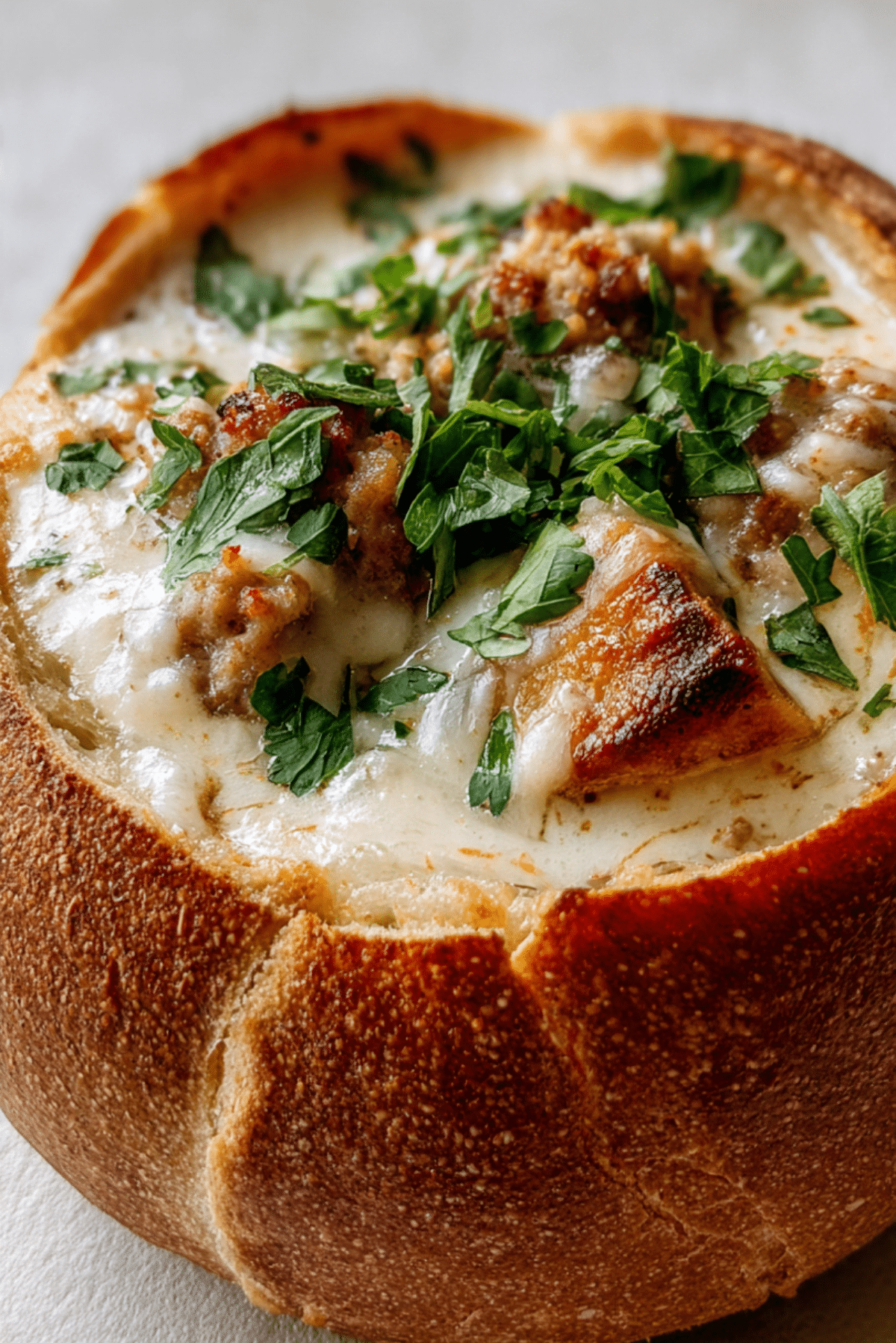 Crockpot Creamy Italian Sausage & Potato Soup