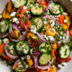 Viral Mini Sweet Pepper and Cucumber Salad