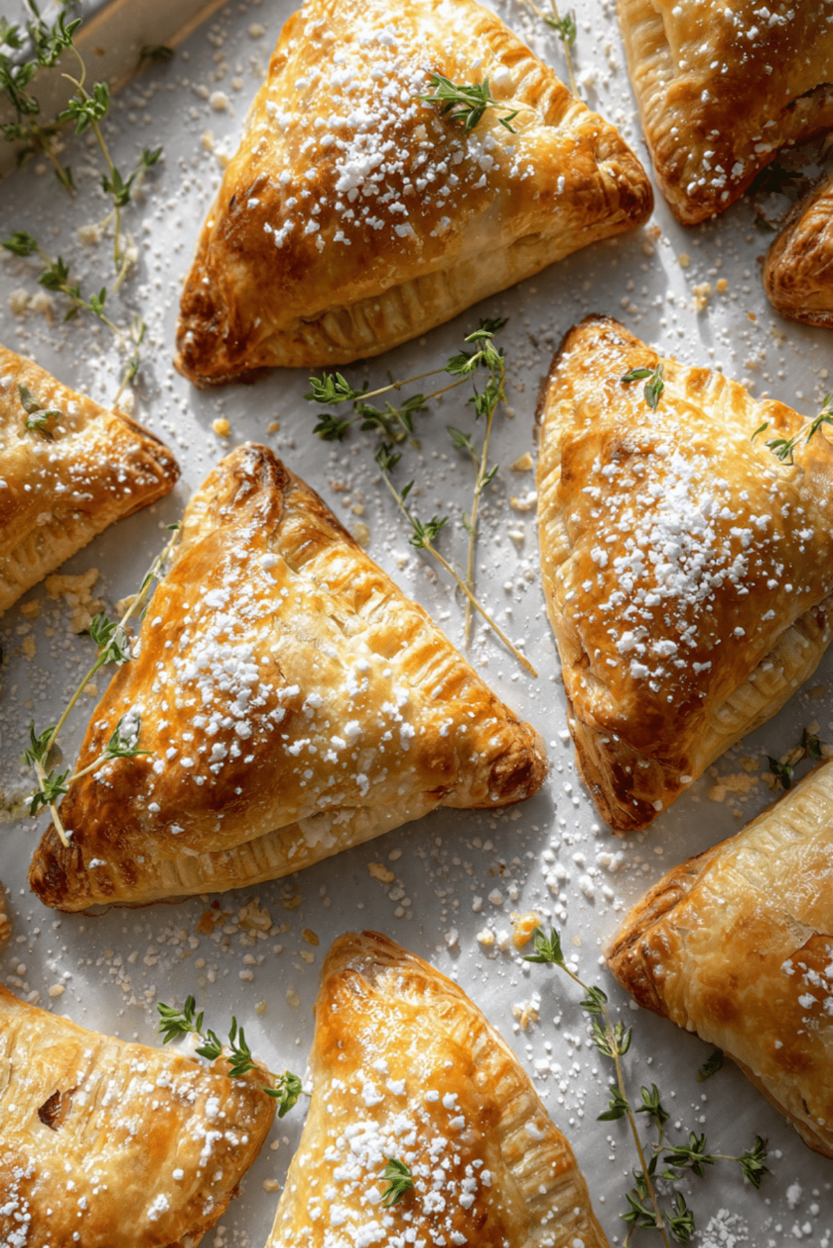 Fig, Goat Cheese and Thyme Puff Pasties
