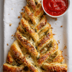 Walnut Pesto Puff Pastry Tree