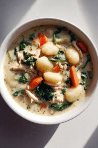 Olive Garden Style Chicken & Gnocchi Soup