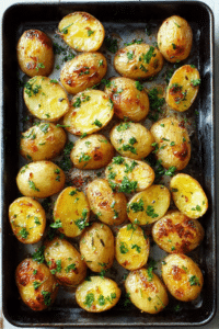 Spicy Roasted New Potatoes