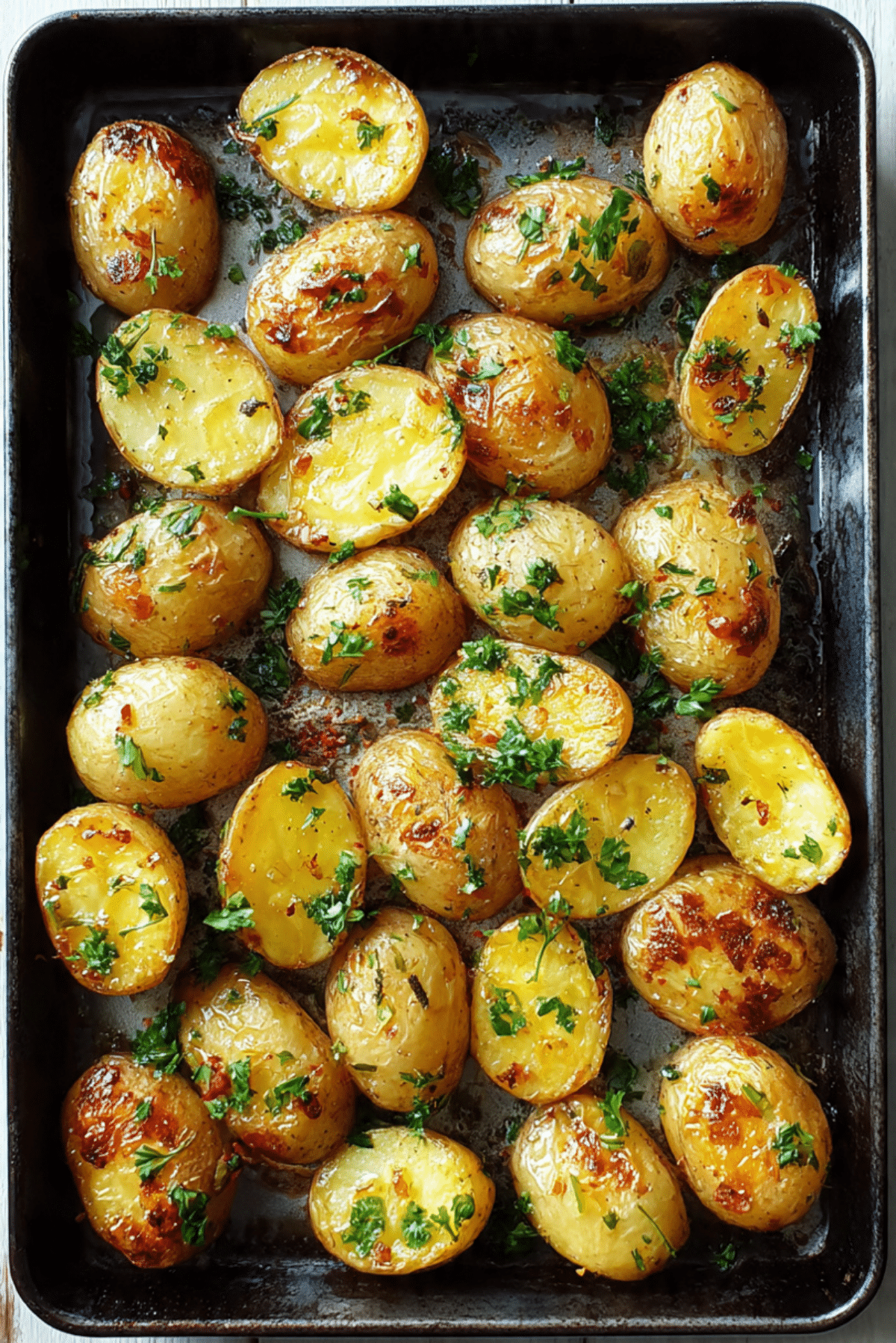 Spicy Roasted New Potatoes