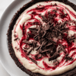 Chocolate Cranberry Cream Pie